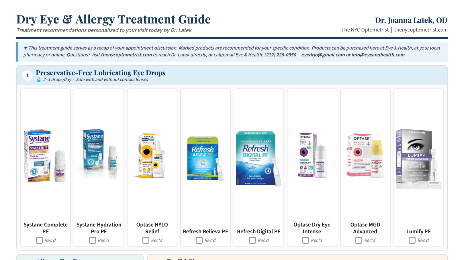 dry eye & allergy treatment guide