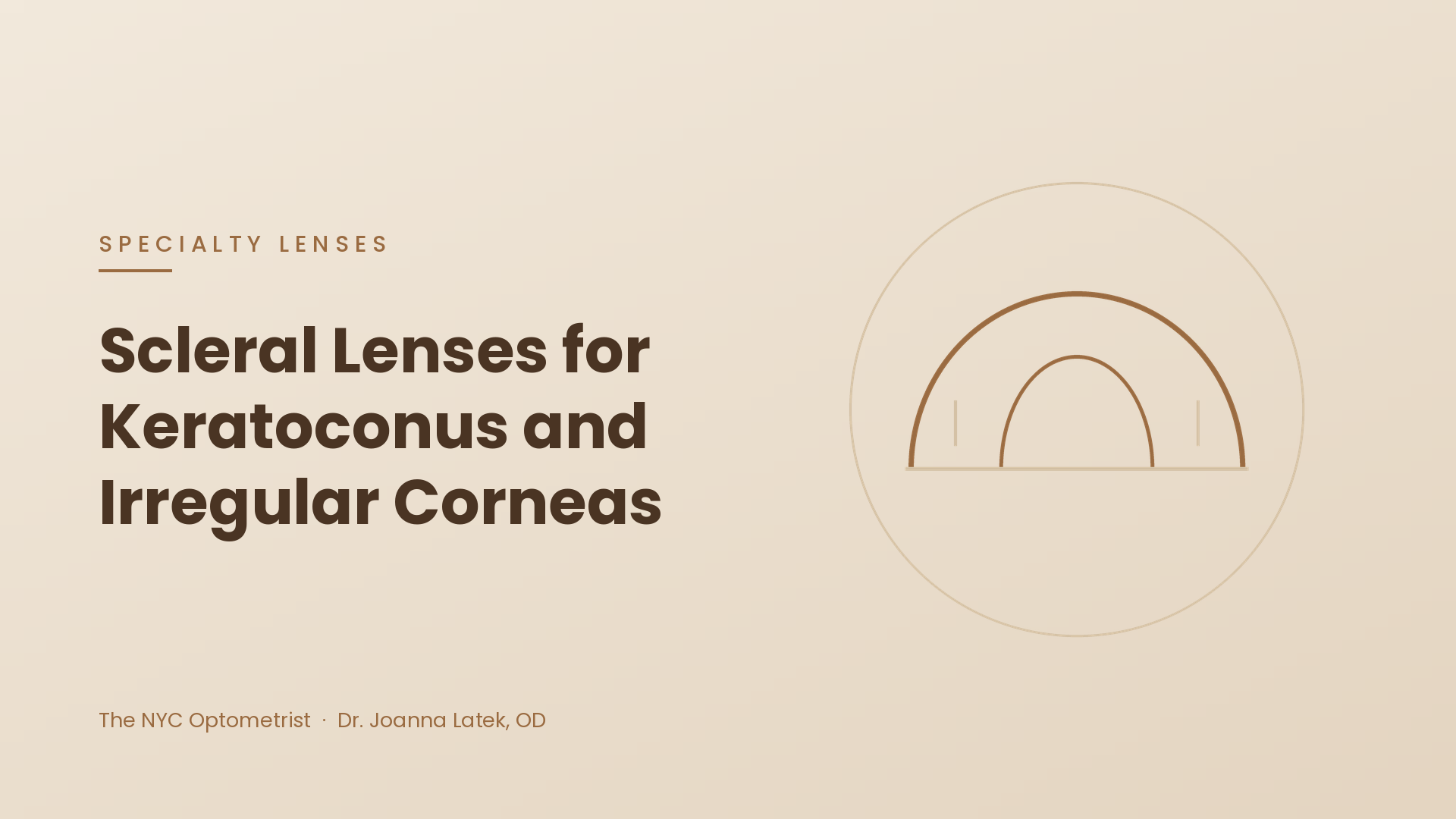 Header image for Scleral Lenses for Keratoconus and Irregular Corneas: What a Specialty Lens Fitting Involves