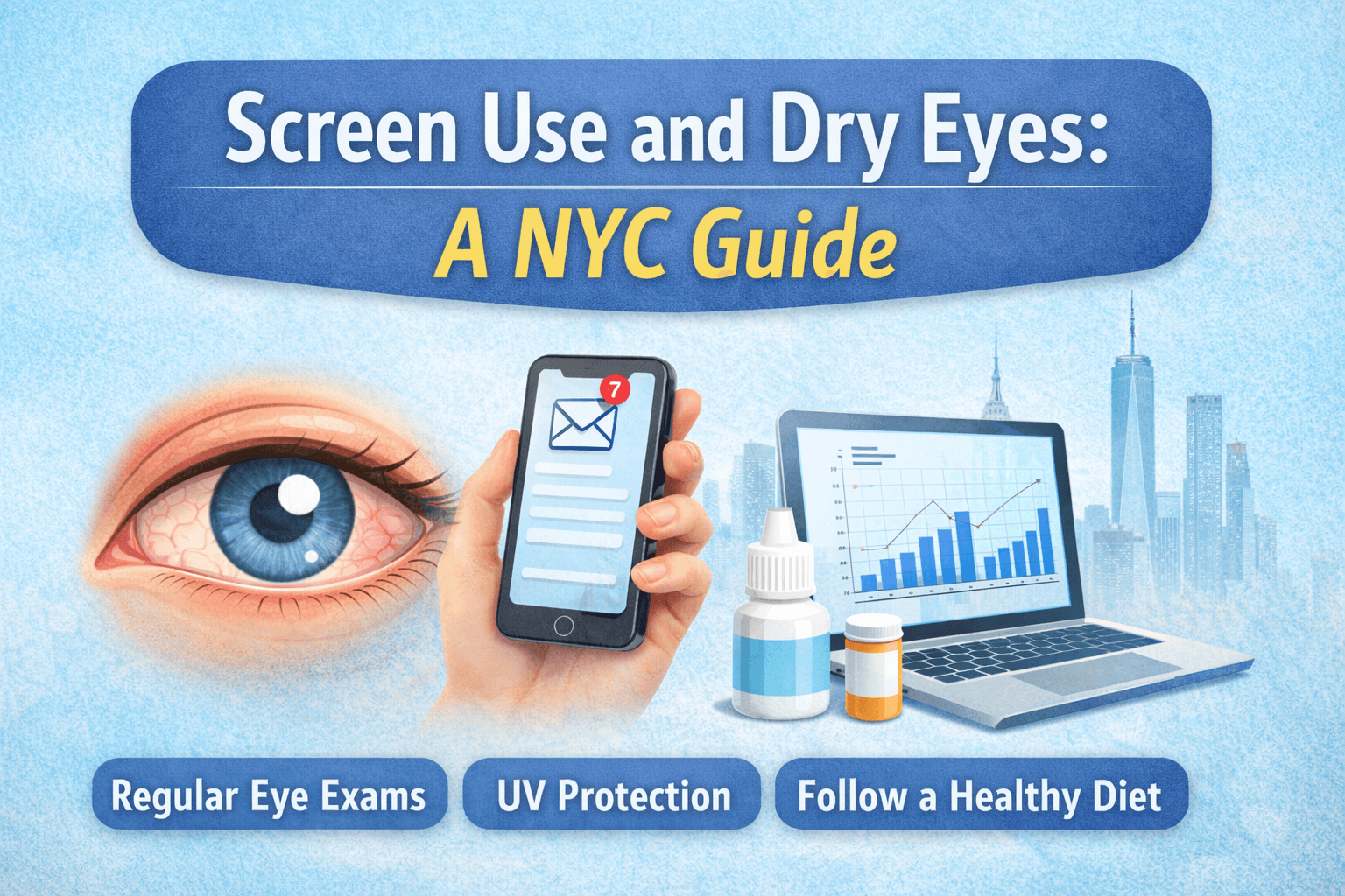 Screen Use and Dry Eyes: A NYC Guide